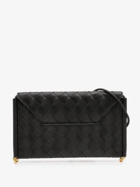 Bottega Veneta Pre-Owned 2021-2025 Calfskin Intrecciato Solstice Phone Pouch crossbody bag