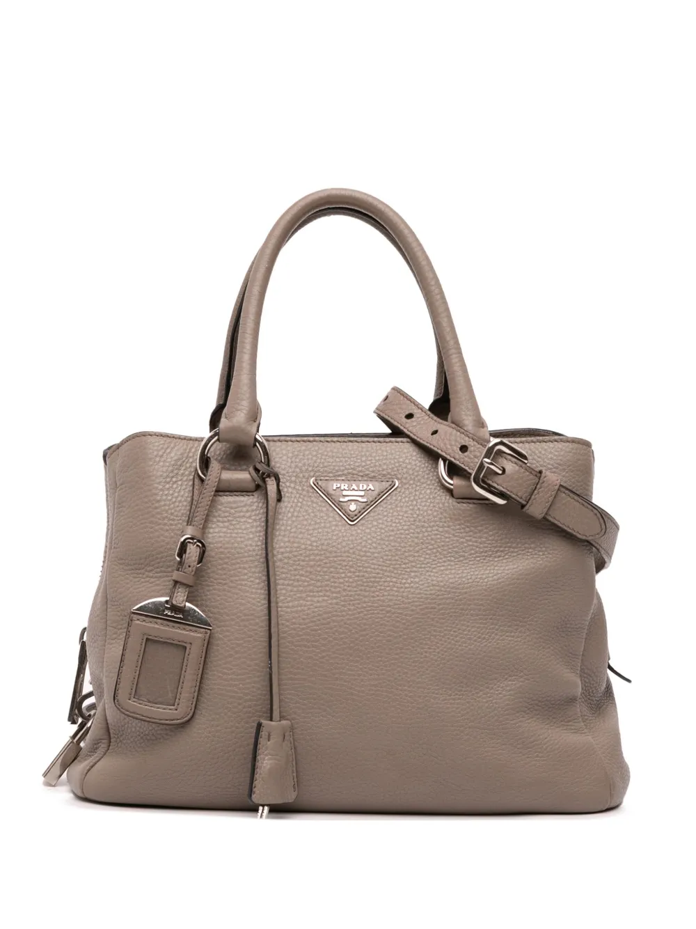 Prada Pre-Owned 2000-2025 Vitello Phenix Open Convertible Tote satchel Prada Pre-Owned 2000-2025 Vitello Phenix Open Convertible Tote satchel