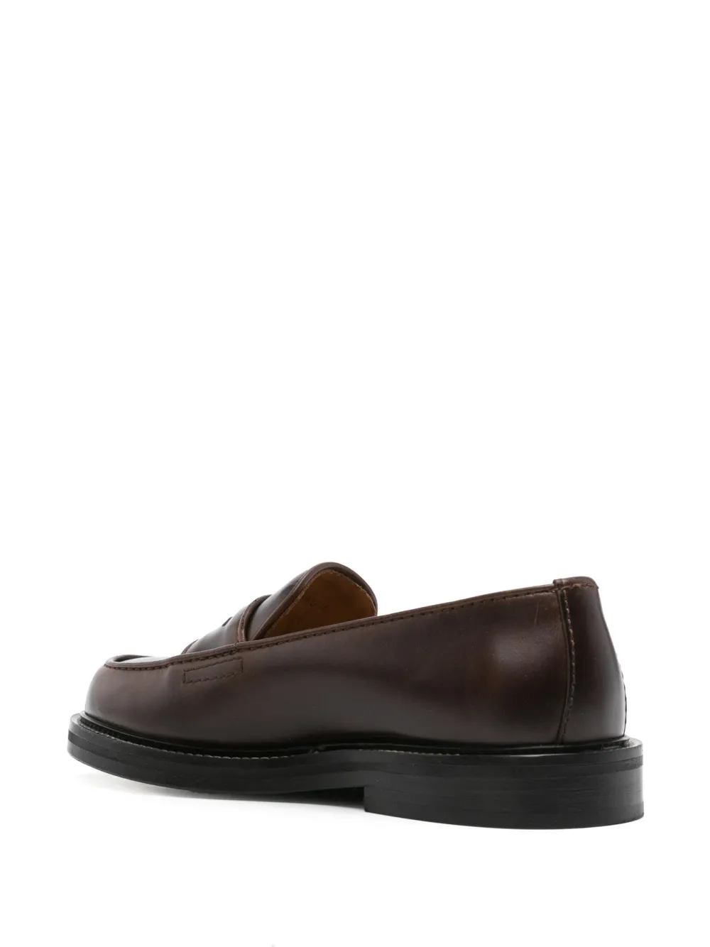 Apc Brown Leather A.p.c. X Marc Jacobs Loafers In Brown