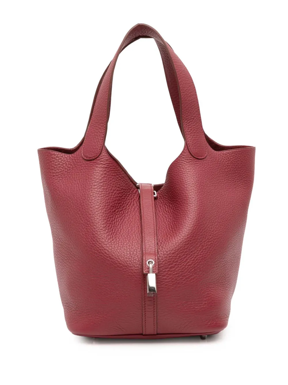 Hermès Pre-Owned 2011 Clemence Picotin Lock 22 handbag - レッド Hermès Pre-Owned 2011 Clemence Picotin Lock 22 handbag - レッド