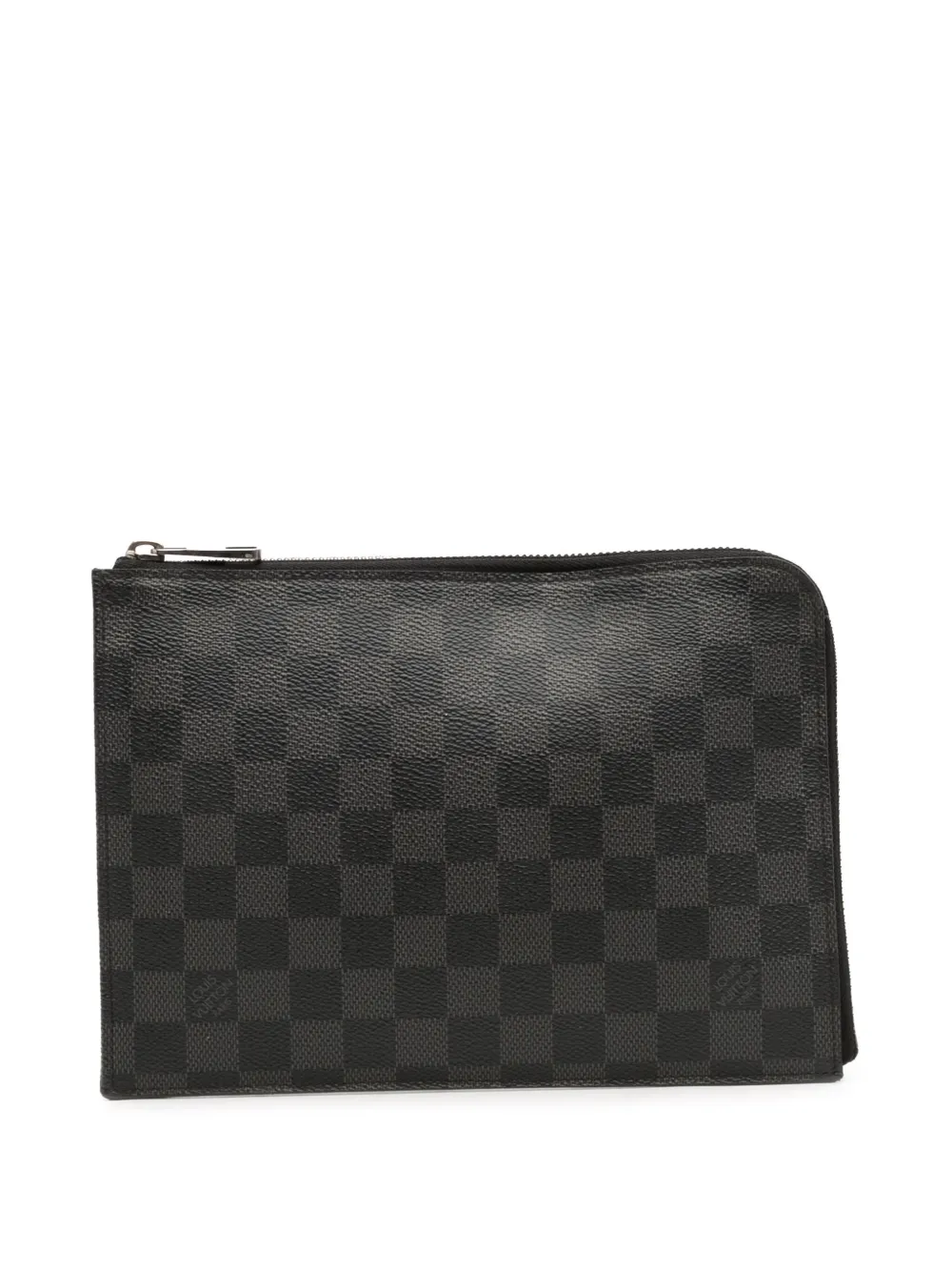 Louis Vuitton Pre-Owned 2016 Damier Graphite Pochette Jour PM clutch Louis Vuitton Pre-Owned 2016 Damier Graphite Pochette Jour PM clutch