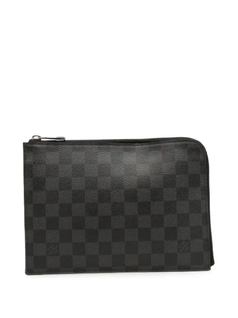 Louis Vuitton Pre-Owned 2016 Damier Graphite Pochette Jour PM clutch bag