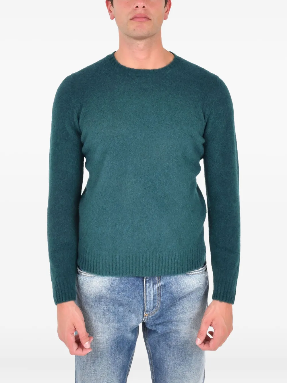 Drumohr crew-neck wool sweater | Green | Image 1