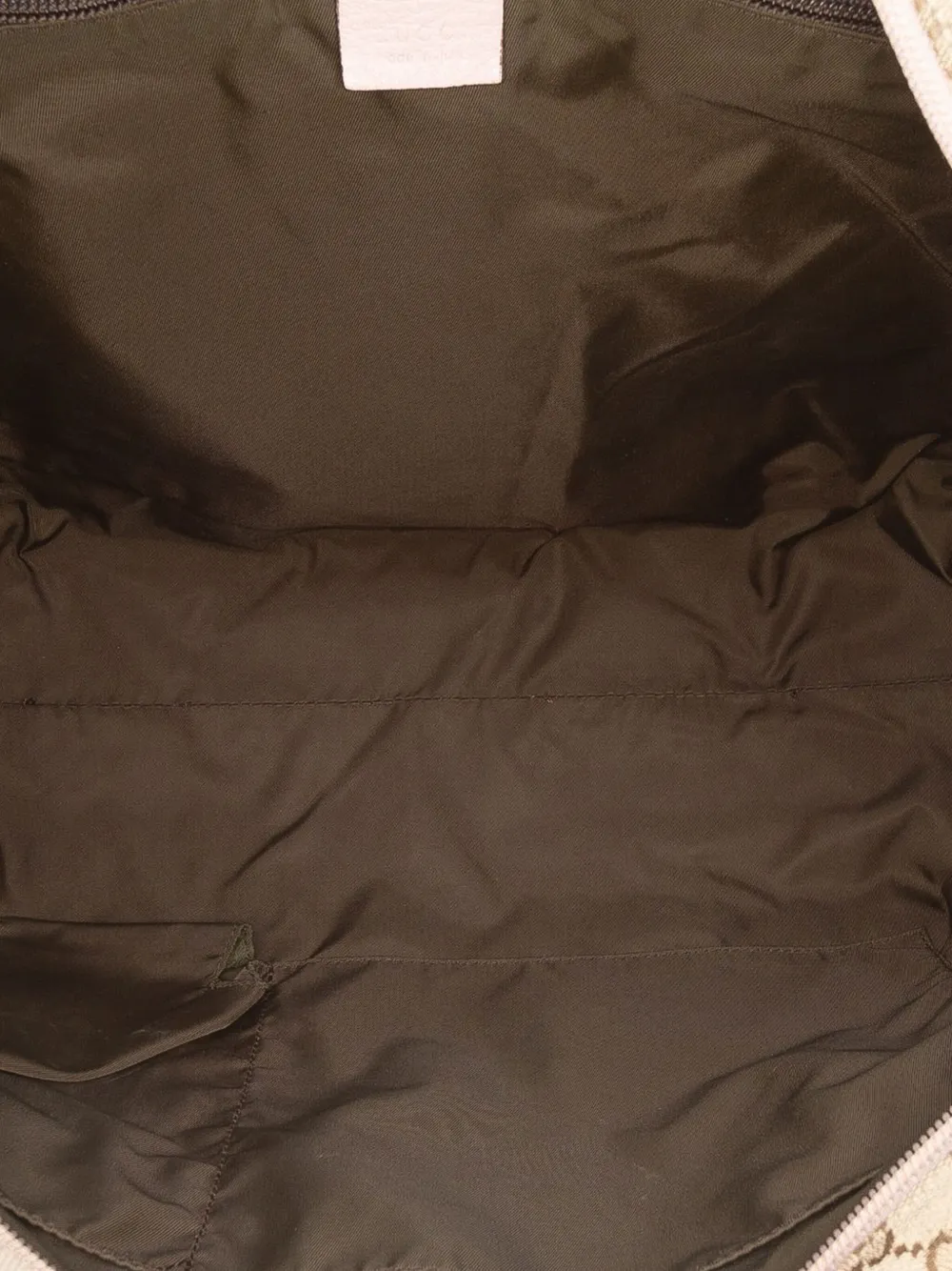 Pre-owned Gucci 2000-2015 Gg Canvas Web Tote Bag In Brown