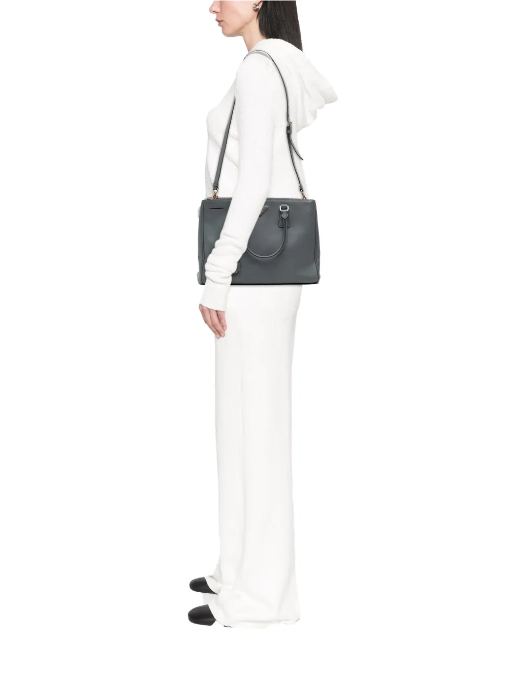Prada Pre-Owned 2000-2025 Medium Saffiano Lux Galleria Double Zip satchel | Pre-Owned | Image 2