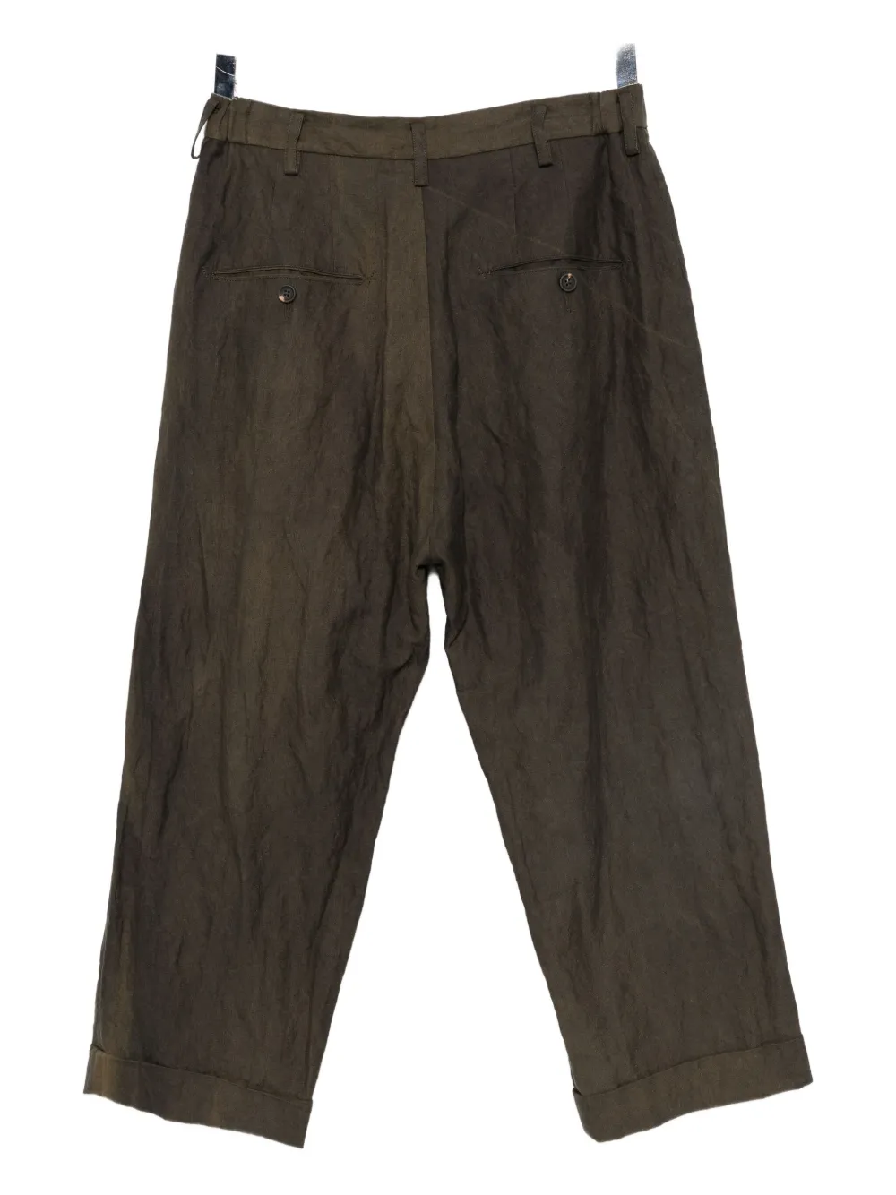 Ziggy Chen pleated dyed trousers | Wide Leg Pants | Image 2