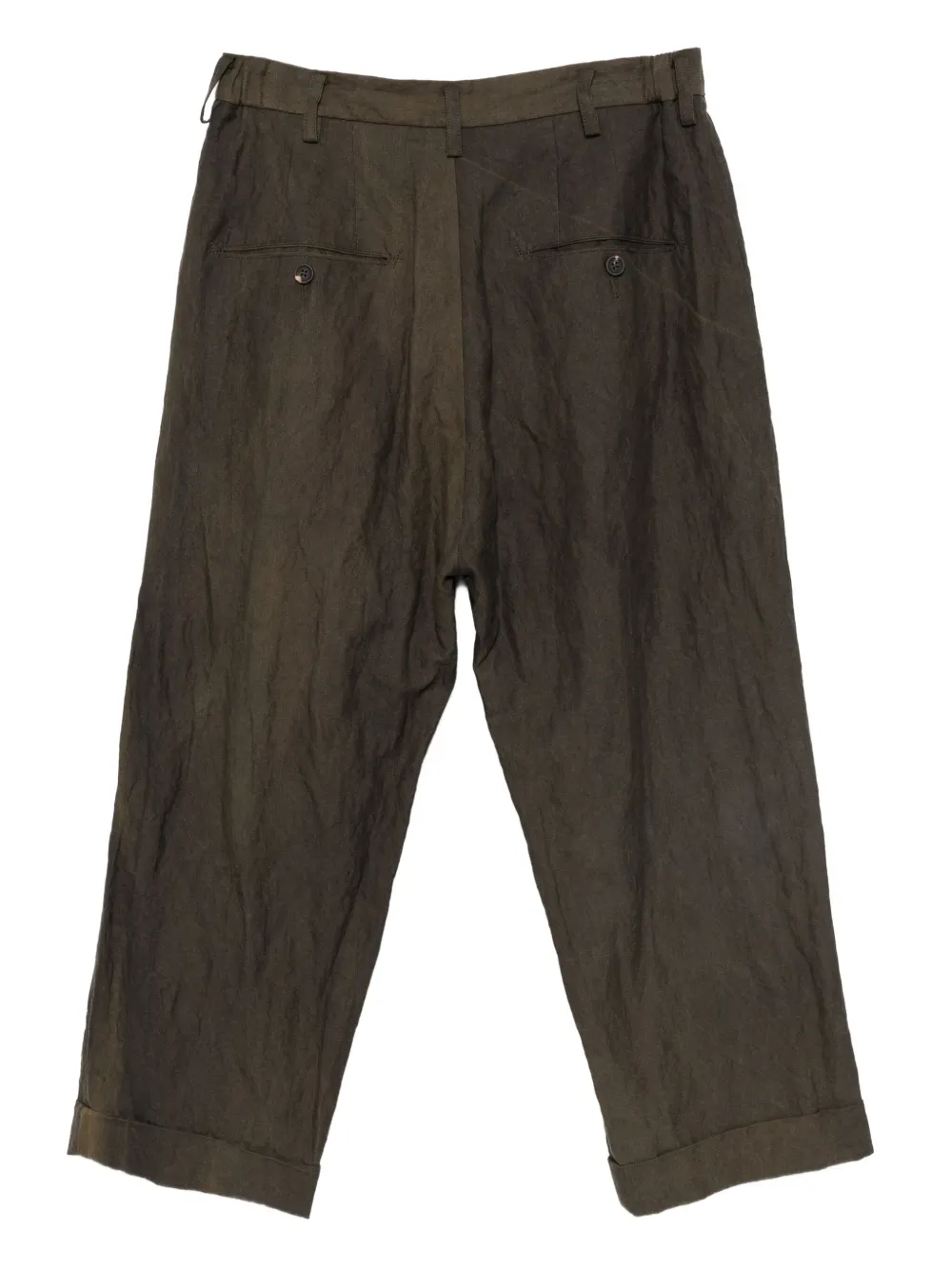 Ziggy Chen pleated dyed trousers | Wide Leg Pants | Image 2
