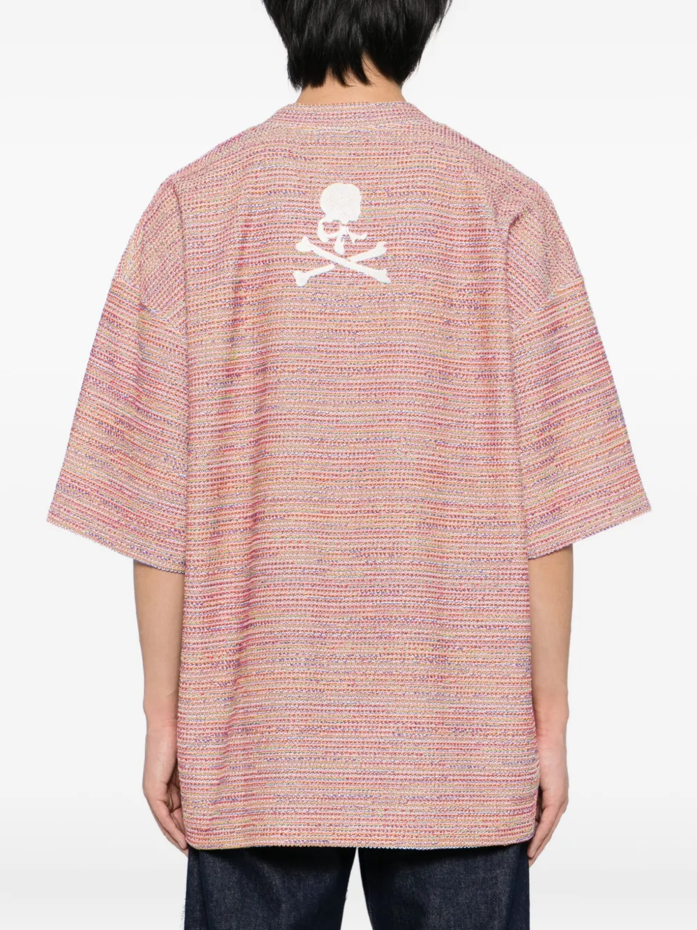 Mastermind Japan Logo-embroidered T-shirt In Pink