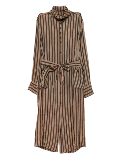Ziggy Chen striped shirt dress