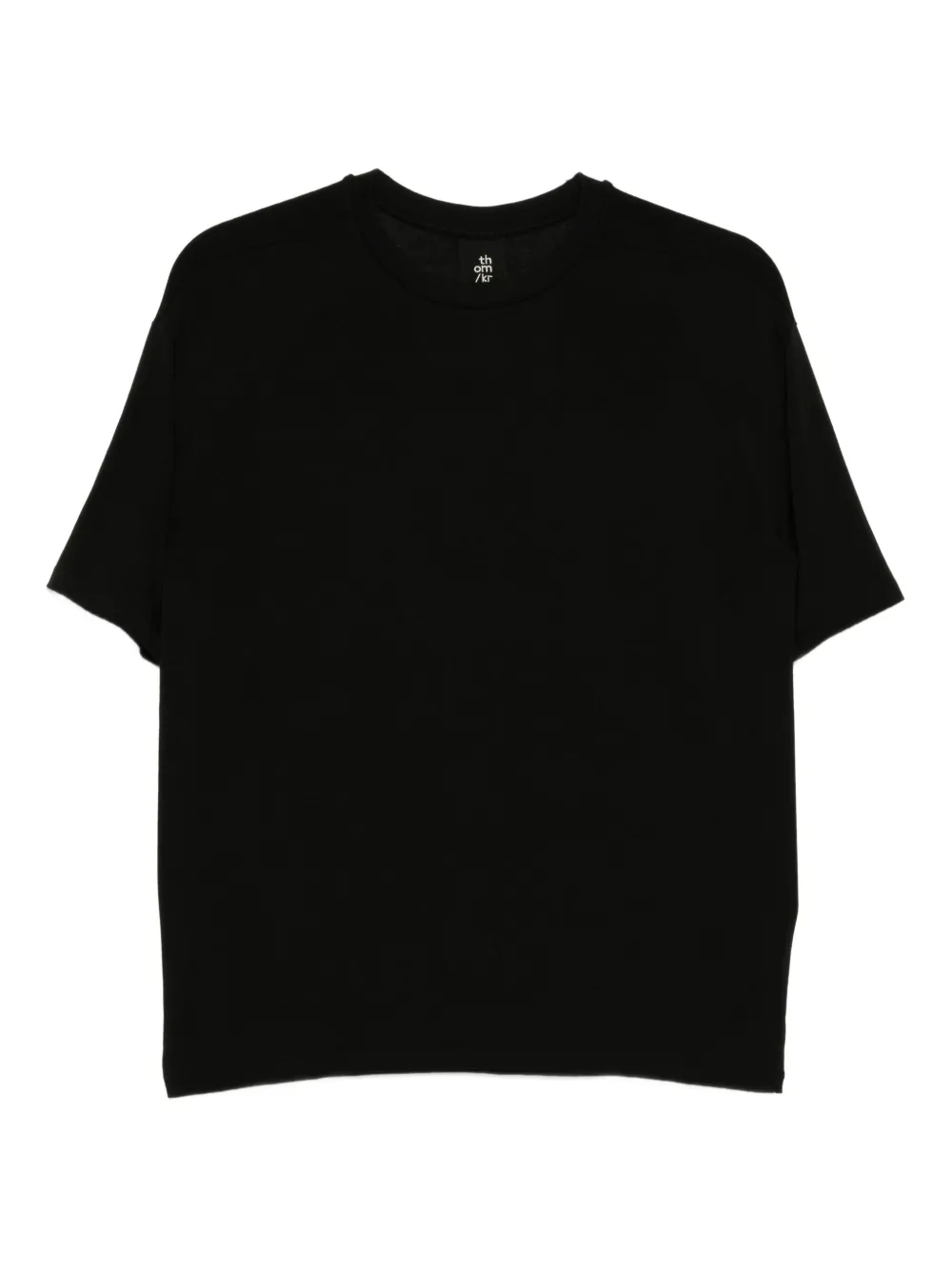 Thom Krom playera con diseño oversize | negro | Image 1