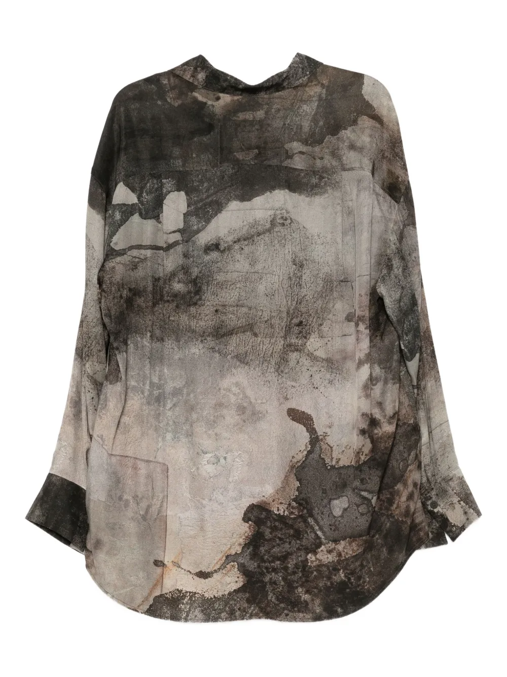 Ziggy Chen Shirt met print - Grijs