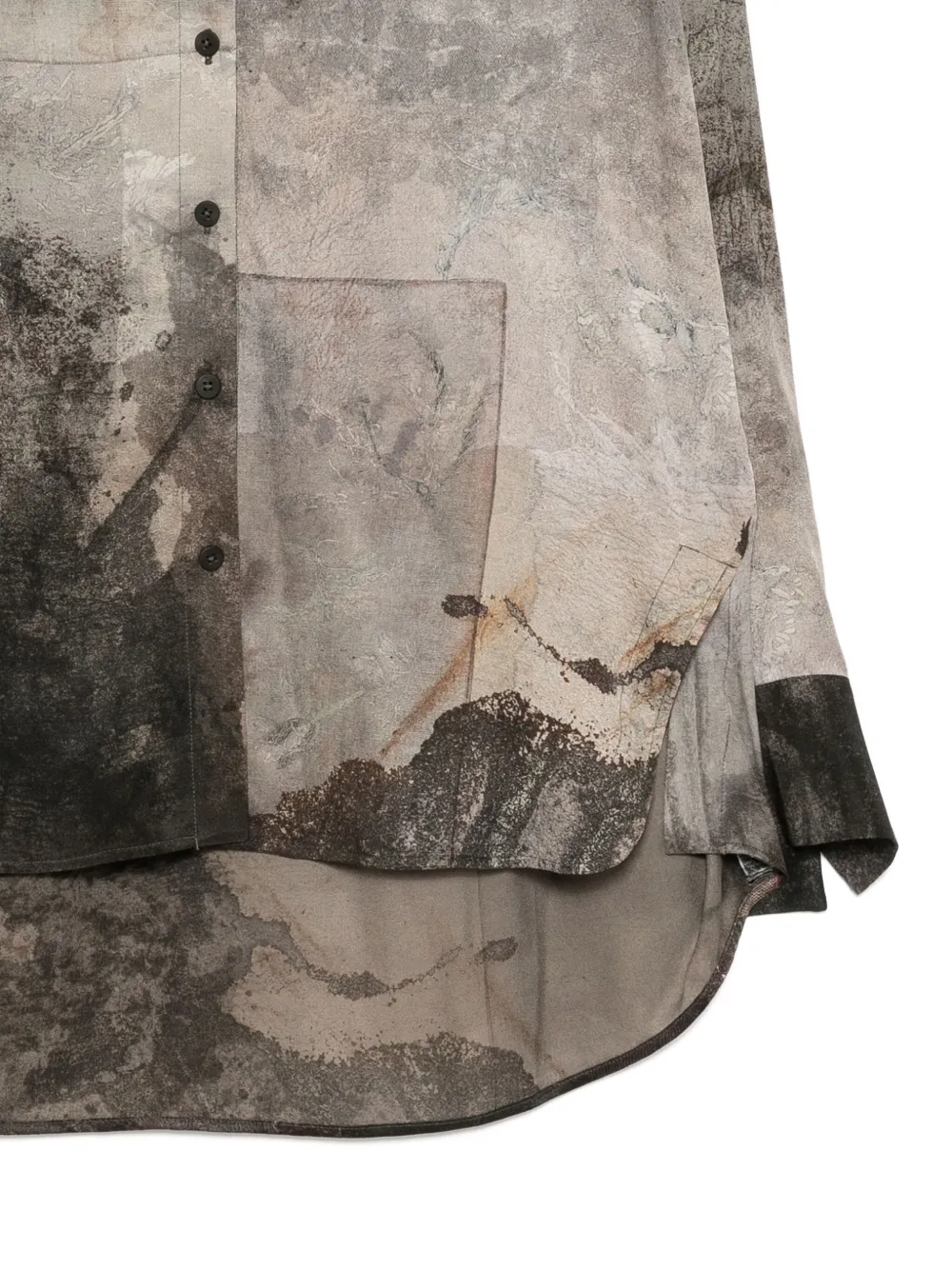 Ziggy Chen All-over Print Shirt In Multi