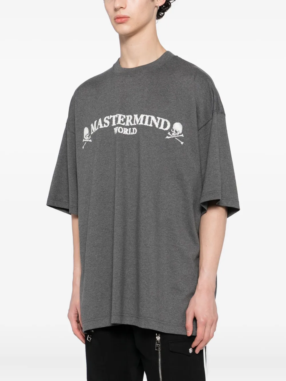 Mastermind Japan Skull Graphic T-shirt In Gray