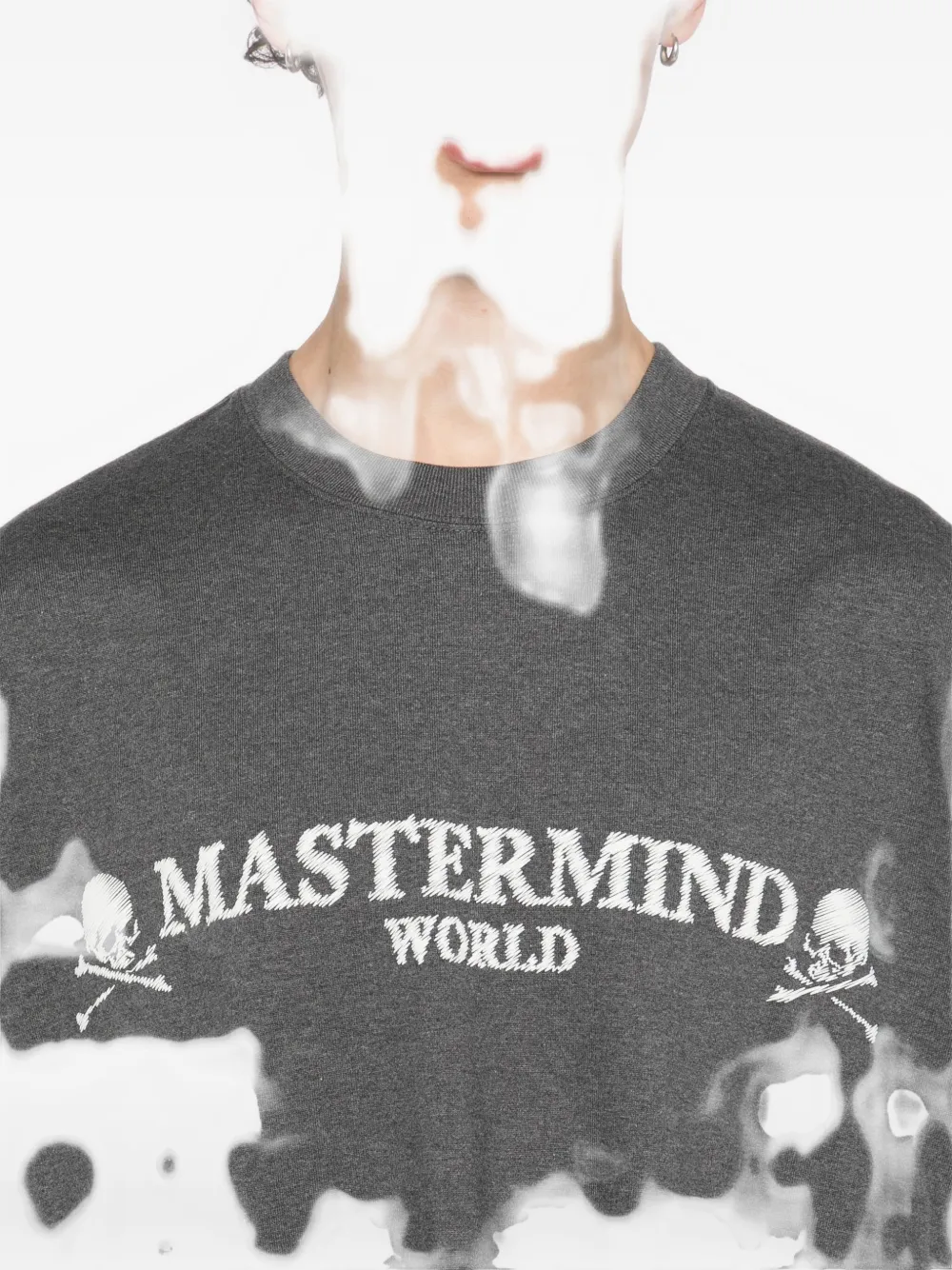 Mastermind Japan Skull Graphic T-shirt In Gray