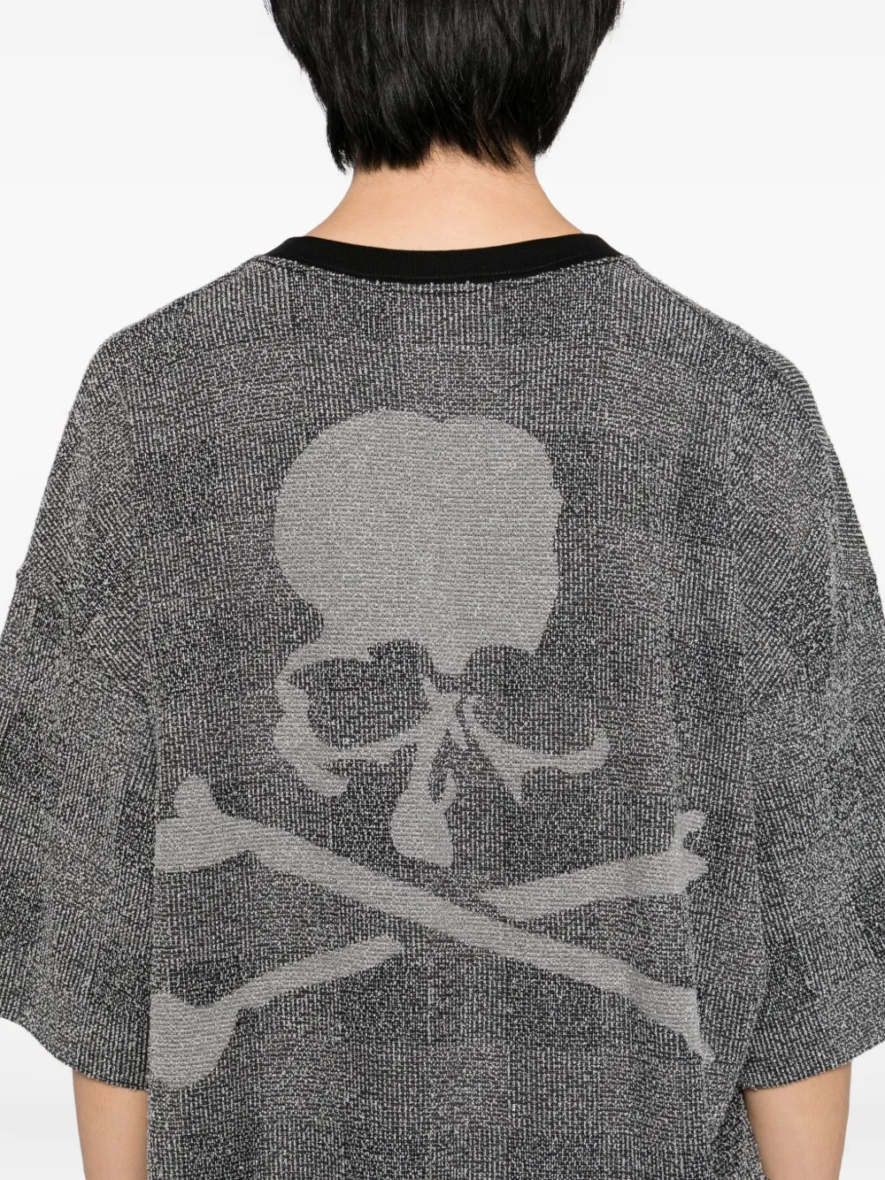 Mastermind Japan Logo-embroidered T-shirt In Gray