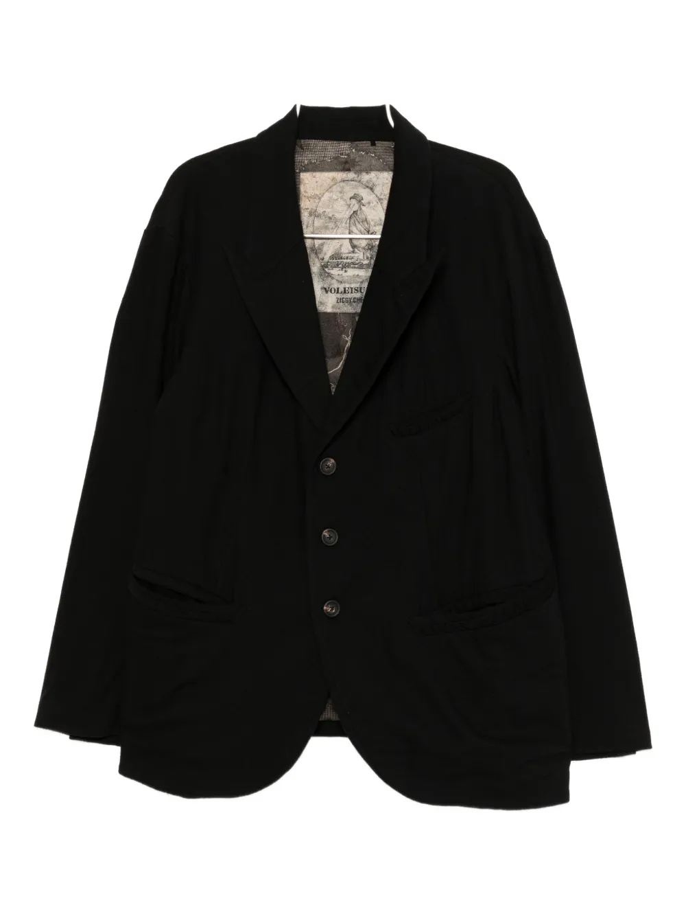 Ziggy Chen blazer con botones | negro | Image 1