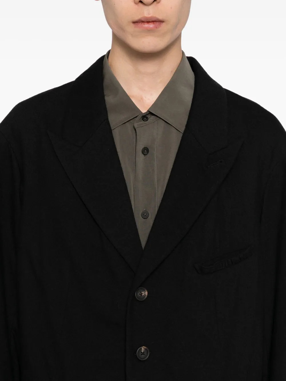 Ziggy Chen Single-breasted Blazer In Black