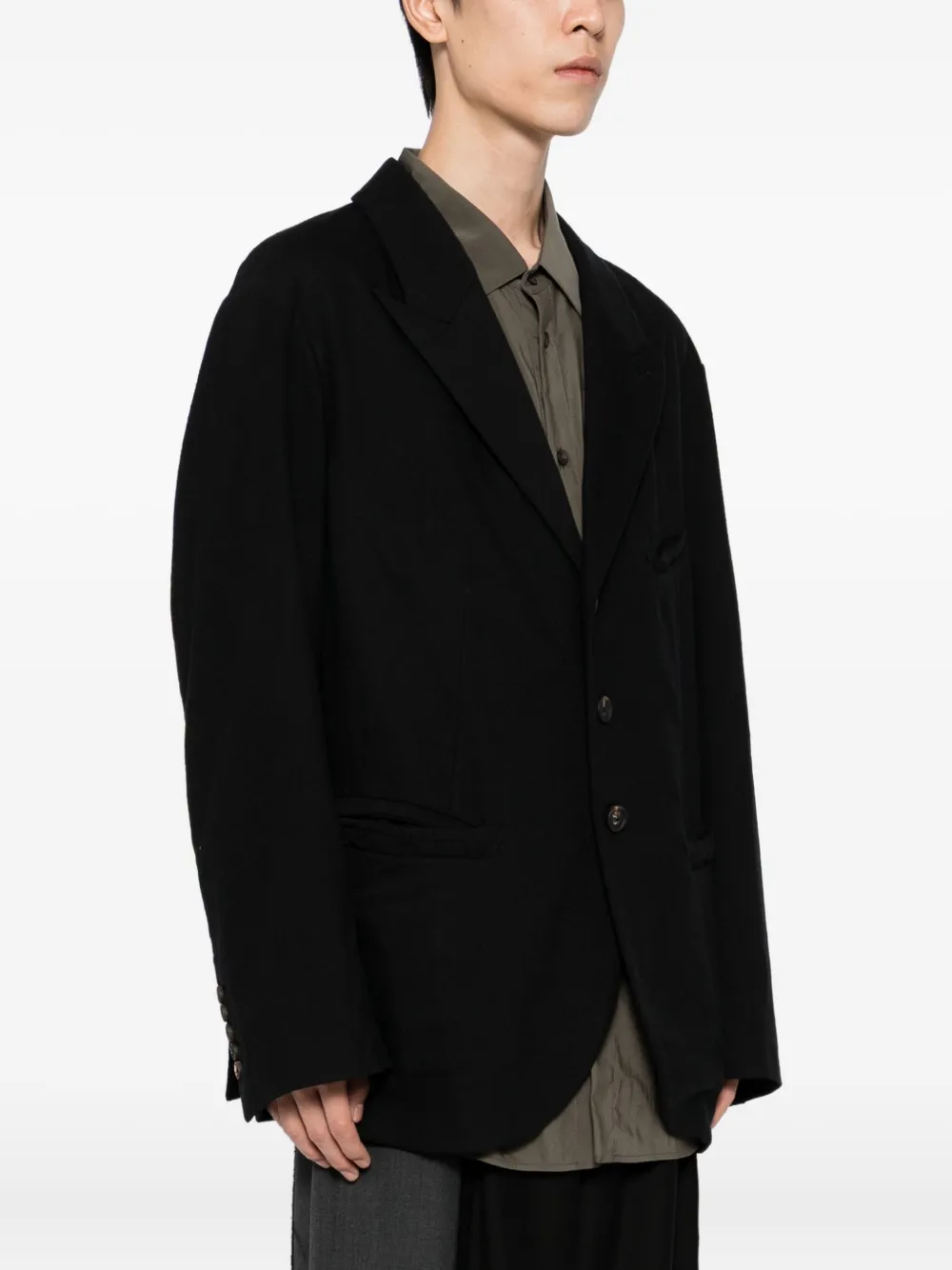 Ziggy Chen Single-breasted Blazer In Black