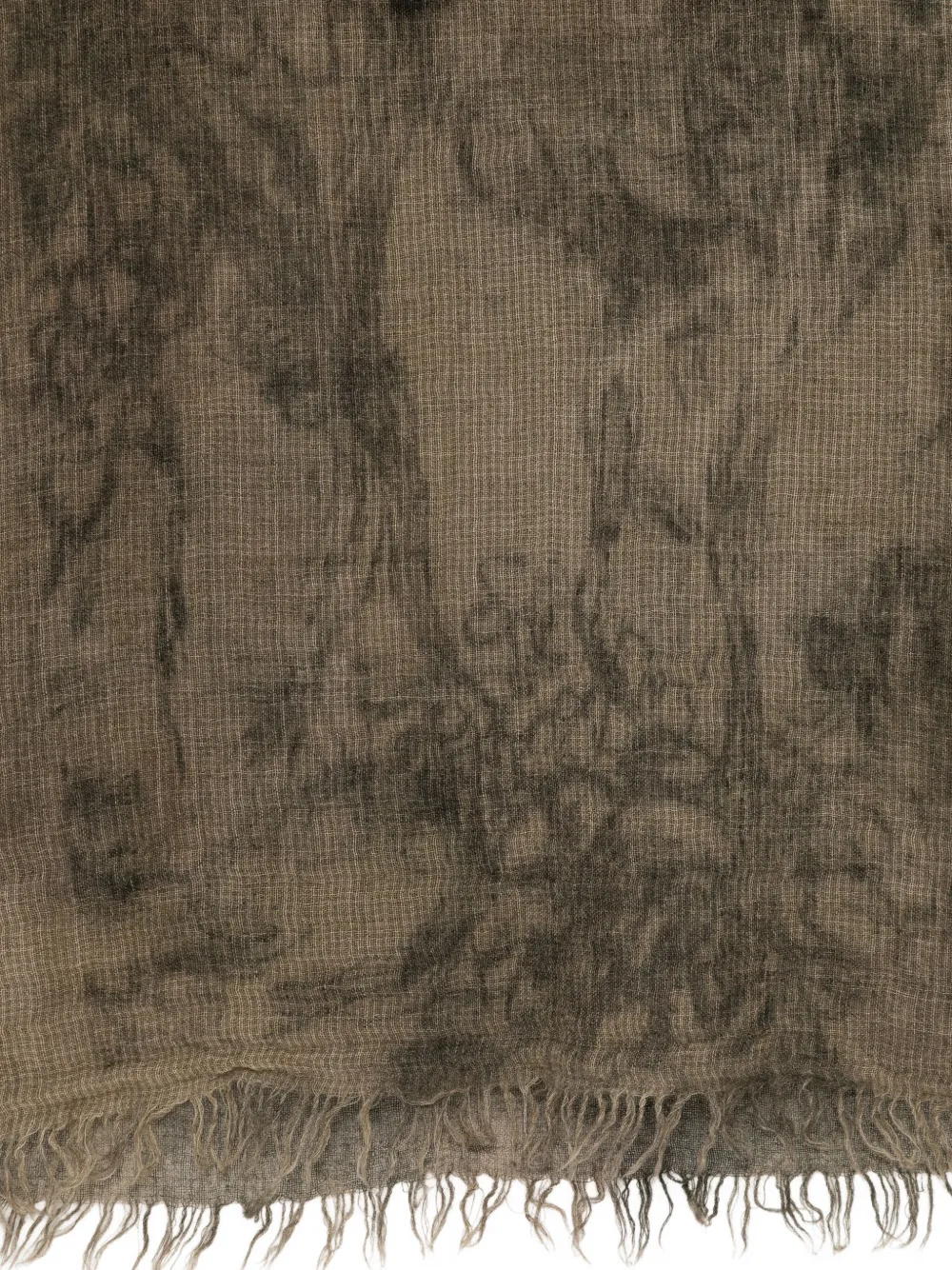 Ziggy Chen Dyed Scarf In Brown