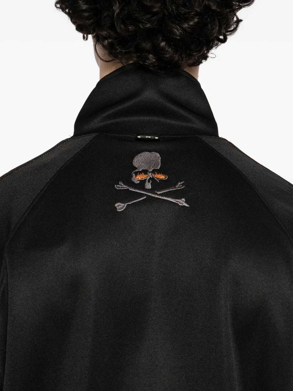 Mastermind Japan Flame Skull Jacket In Black