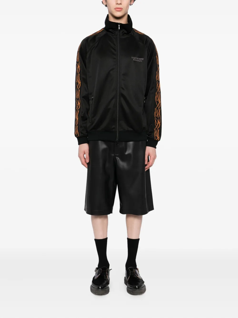 Mastermind World flame skull jacket | Biker Jackets | Image 2