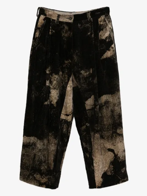 Ziggy Chen all-over print trousers