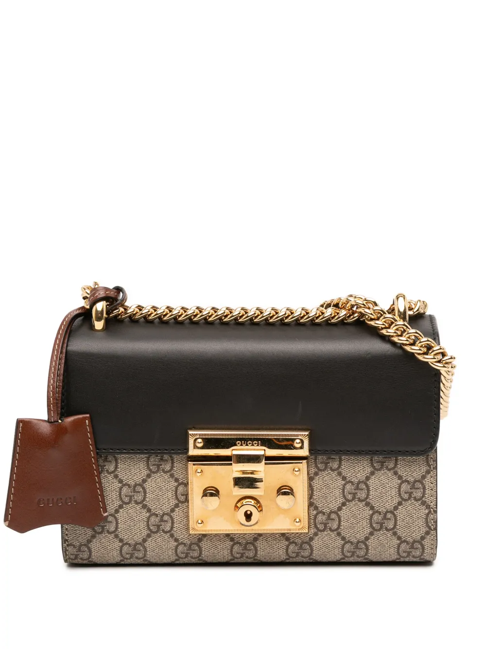 Gucci Pre-Owned 2016-2025 Small GG Supreme Padlock crossbody bag - Gucci Pre-Owned 2016-2025 Small GG Supreme Padlock crossbody bag -