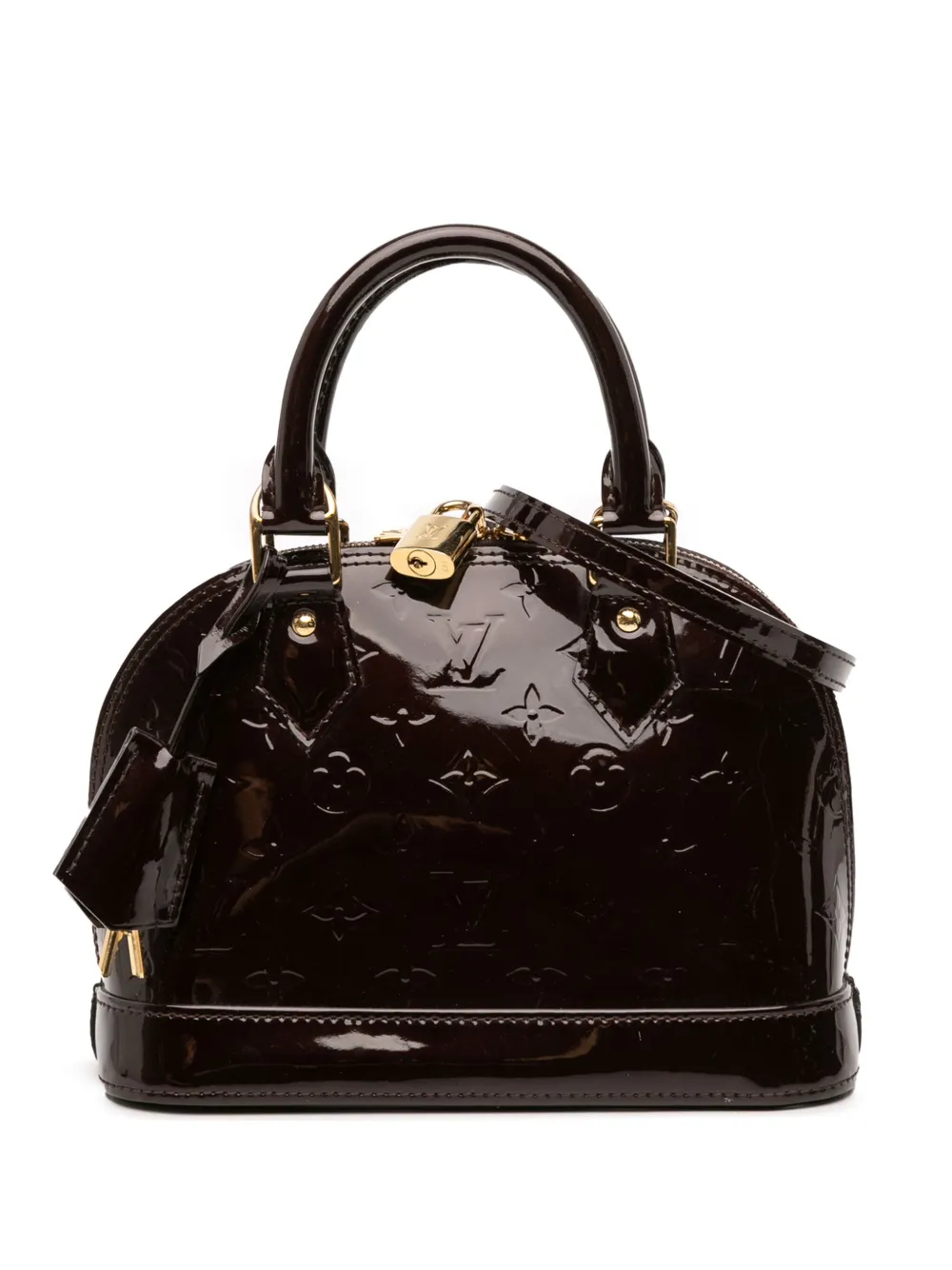 Louis Vuitton Pre-Owned 2014 Monogram Vernis Alma BB satchel - パープル Louis Vuitton Pre-Owned 2014 Monogram Vernis Alma BB satchel - パープル