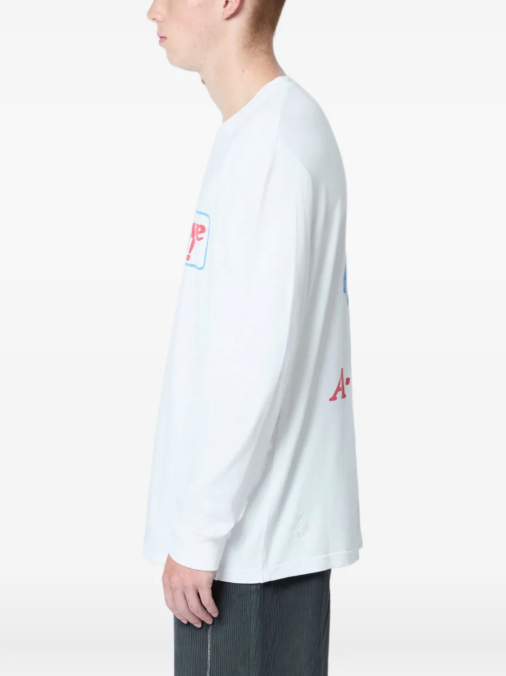 ACHM logo图案长袖T恤 | T恤