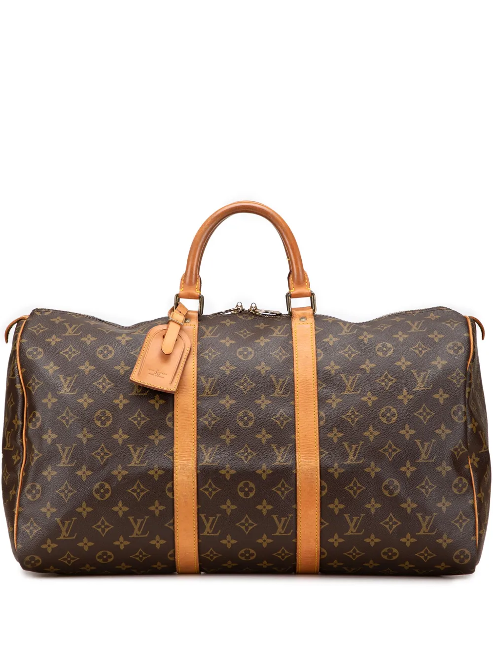 Louis Vuitton Pre-Owned 1987 Monogram Keepall 50 travel bag - ブラウン Louis Vuitton Pre-Owned 1987 Monogram Keepall 50 travel bag - ブラウン