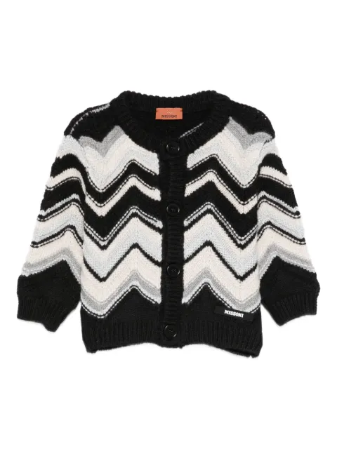 Missoni Kids chevron-pattern cardigan