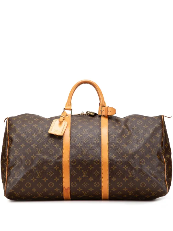 Louis Vuitton Pre-Owned 1990-2025 モノグラム キーポル 55 ボストンバッグ