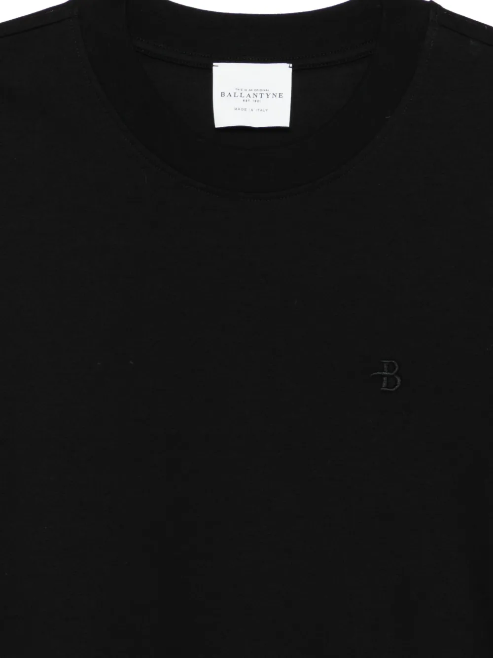Ballantyne T-shirt met geborduurd logo Zwart