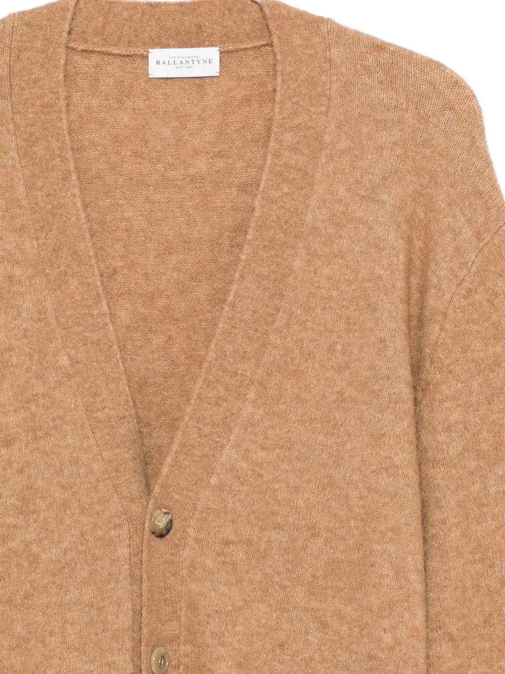 Ballantyne Vest met V-hals Bruin