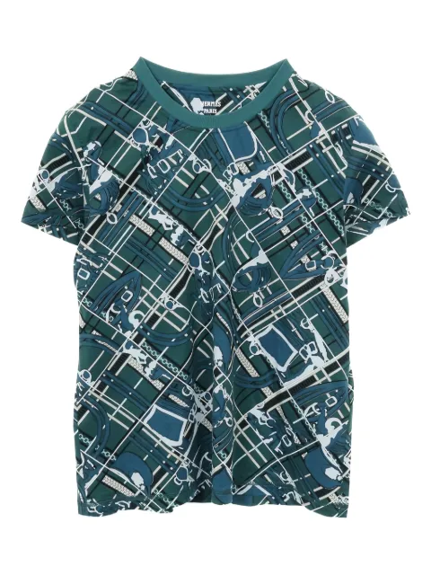 Hermès Pre-Owned 2010s chains print T-shirt