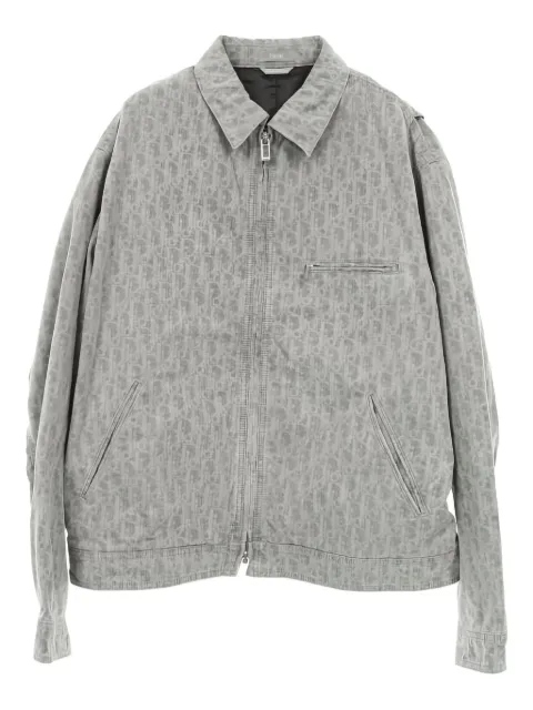 Christian Dior Pre-Owned 2010s Oblique zip blouson jacket