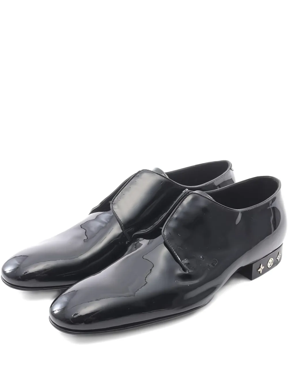 Pre-owned Louis Vuitton Leather Loafers In Black