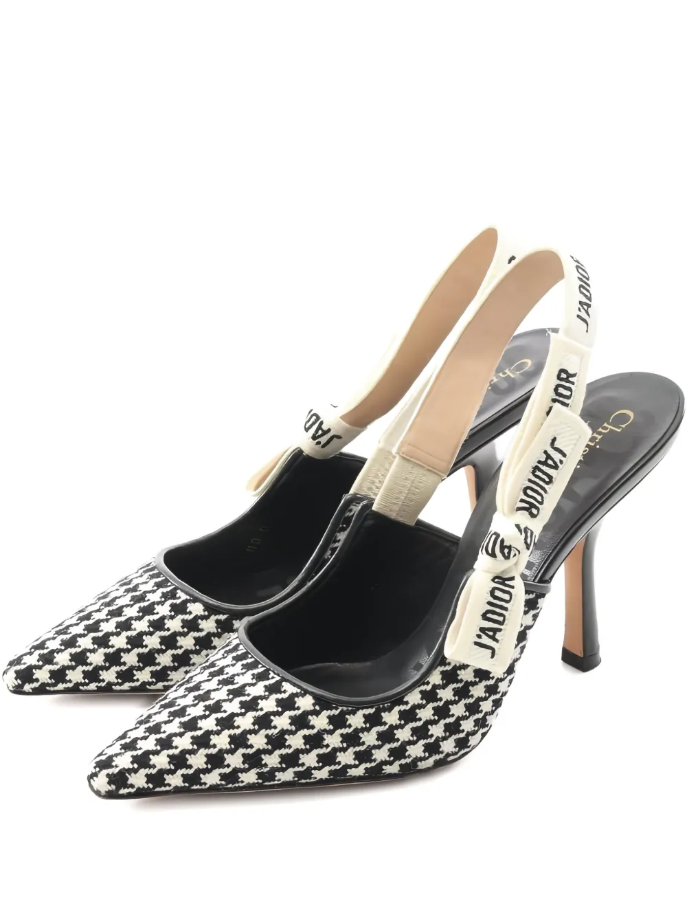 Pre-owned Dior 10's 10mm J'a Pumps In Neutral