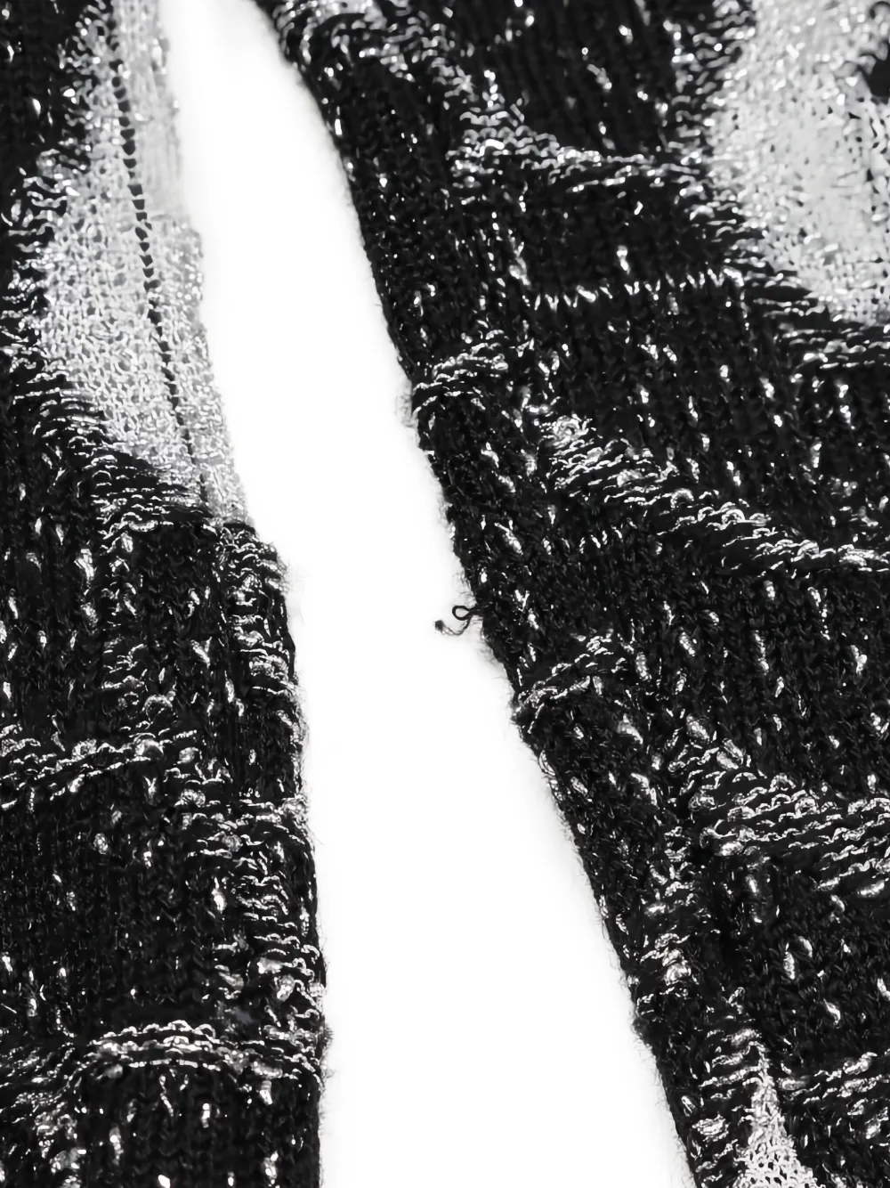Pre-owned Chanel Camellia Coco-mark Sweater In Black