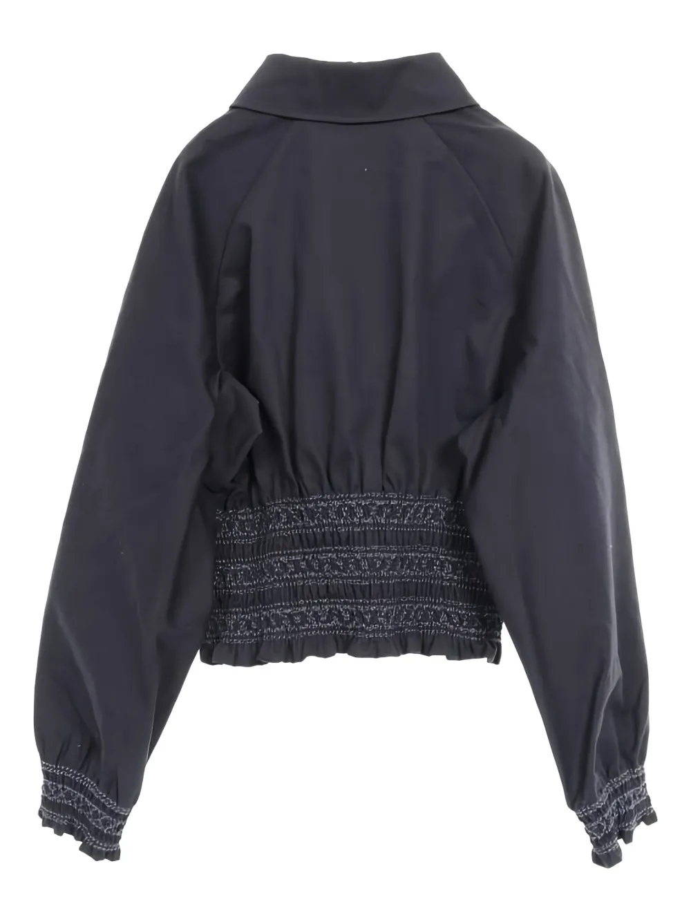 Hermès Pre-Owned blouse à fronces brodée | Image 2