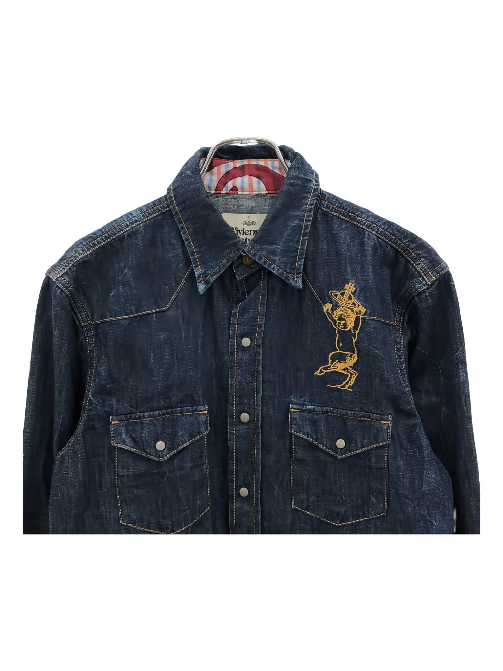Vivienne Westwood embroidered denim shirt | Blue | Image 1
