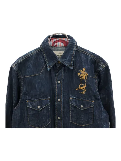 Vivienne Westwood embroidered denim shirt