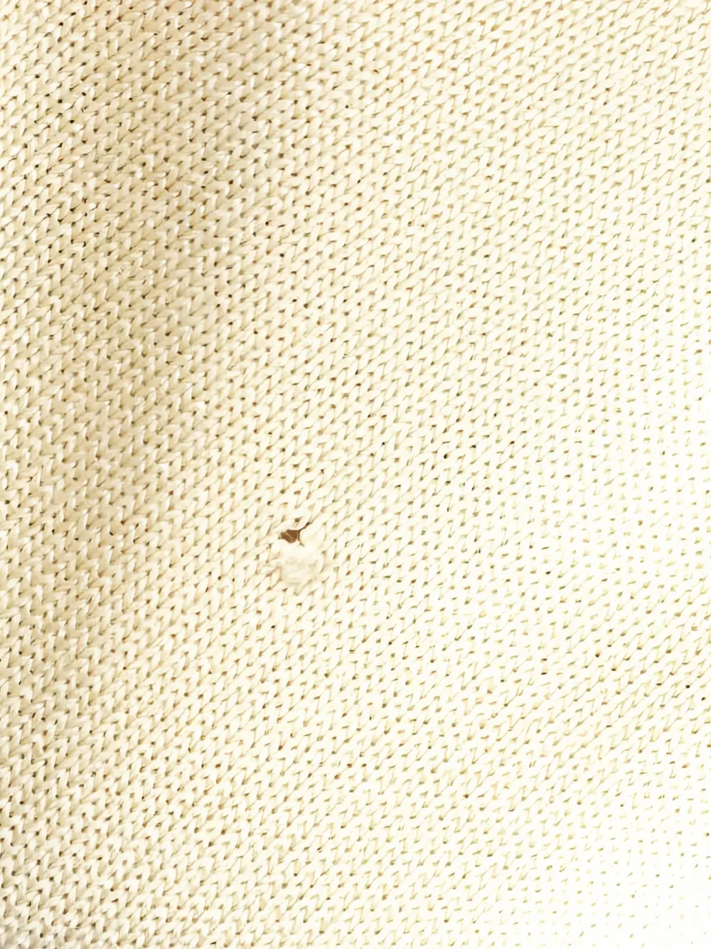 Hermès Pre-Owned Gebreide top met colourblocking Wit