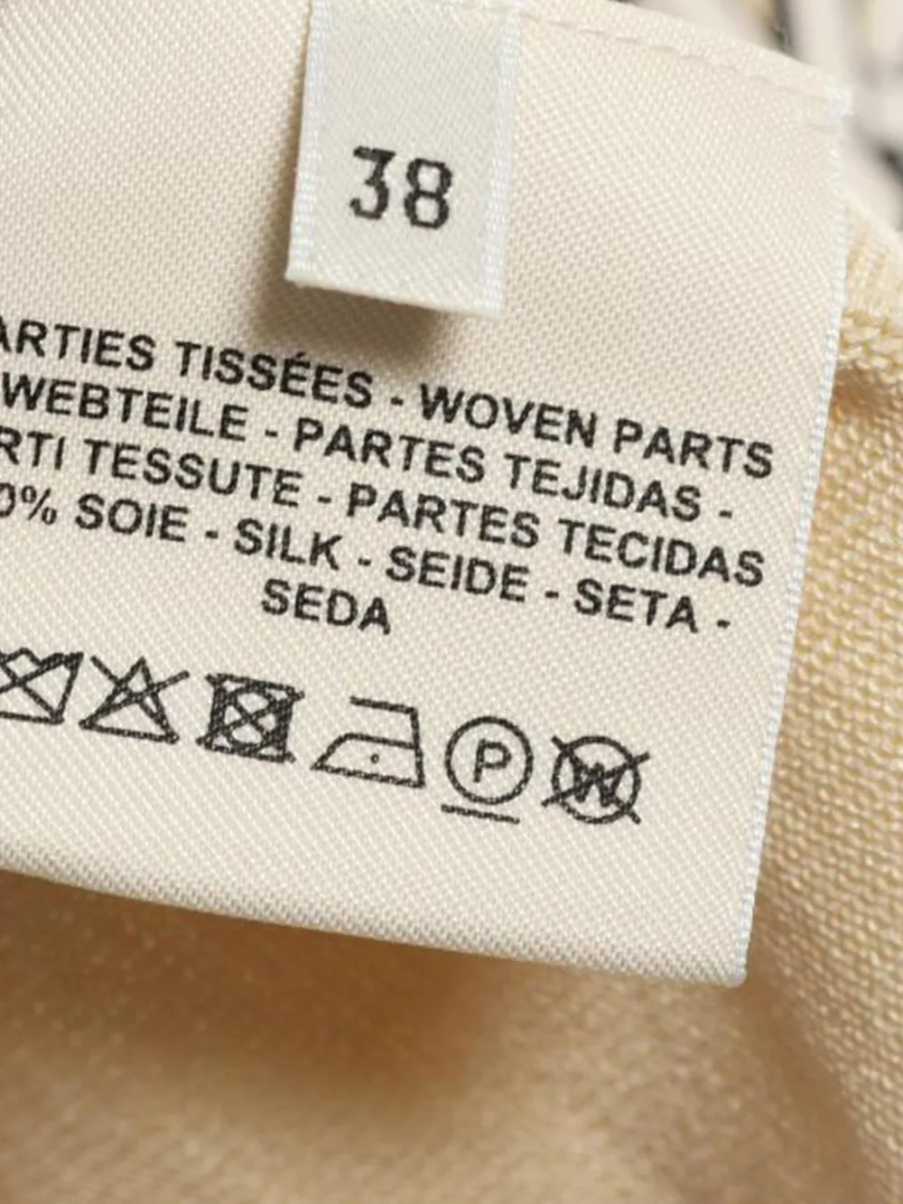 Hermès Pre-Owned Gebreide top met colourblocking Wit