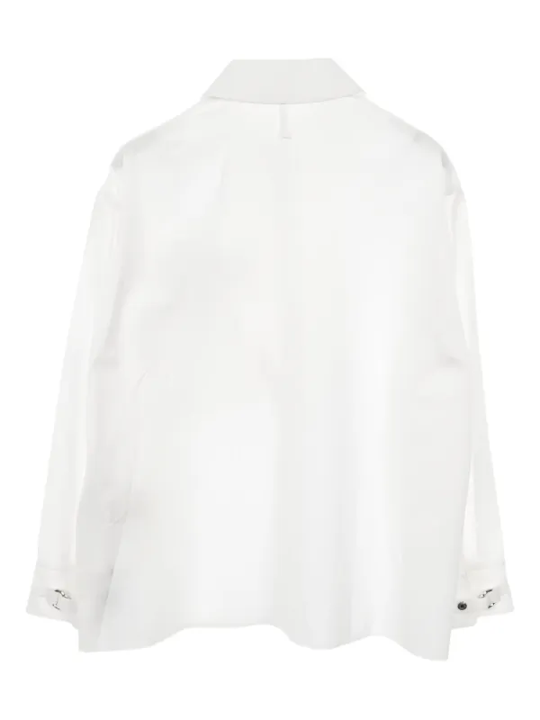 Hermès Pre-Owned zip-up Shirt | White | FARFETCH