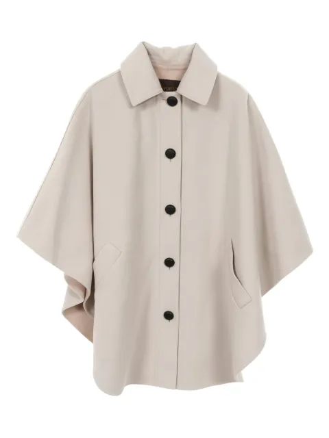 Louis Vuitton Pre-Owned poncho con botones