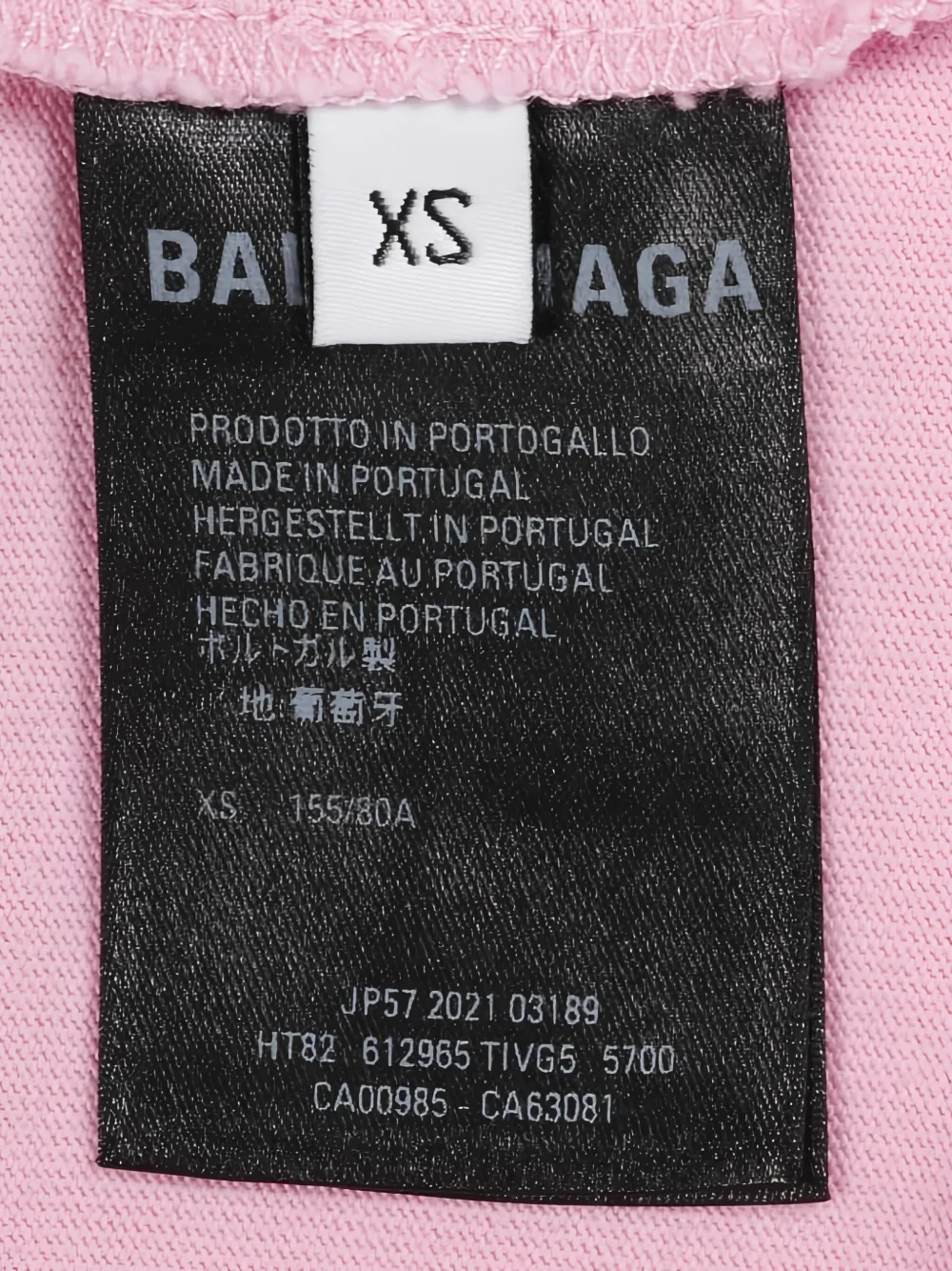 Pre-owned Balenciaga Logo-print T-shirt In Pink