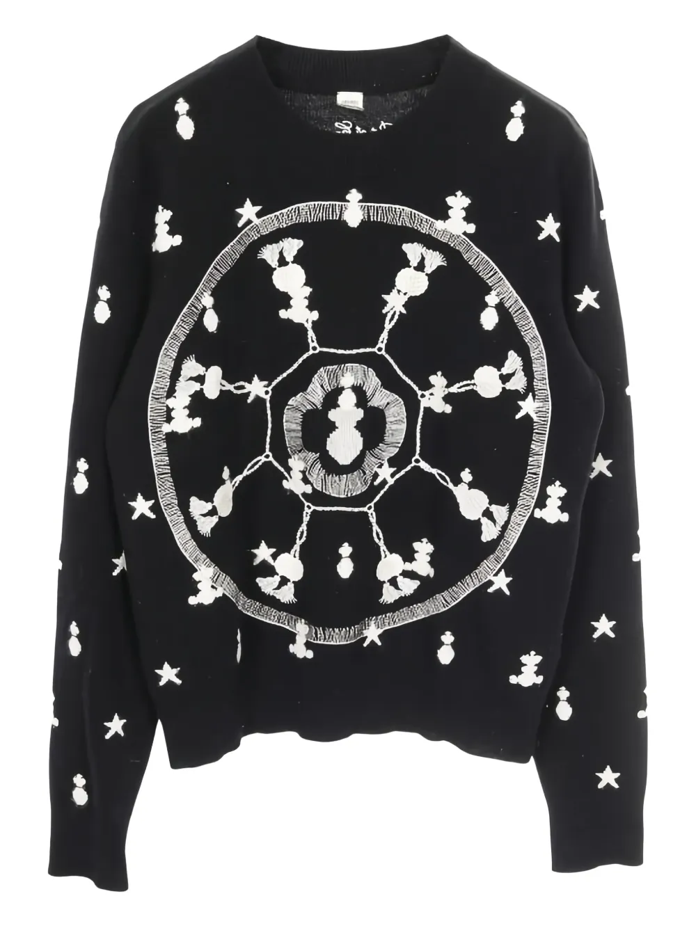 Pre-owned Hermes Poste Et Cavalerie Sweater In Black