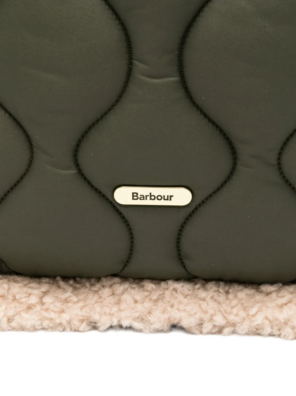 Barbour Marnie gewatteerde shopper Groen