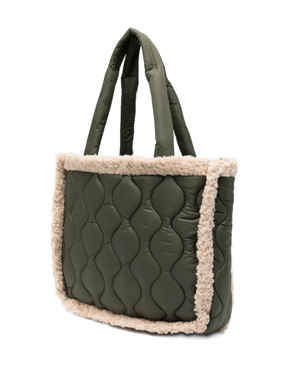 Barbour Marnie gewatteerde shopper Groen
